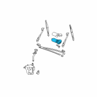 OEM 2001 Ford E-350 Econoline Club Wagon Motor Diagram - 6C2Z-17508-AARM