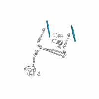 OEM 1998 Lincoln Mark VIII Insert Diagram - XW7Z-17528-AA