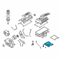 OEM 2006 BMW X5 Oil Pan Diagram - 11-13-7-536-256