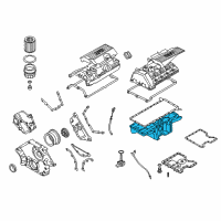 OEM 2006 BMW X5 Upper Oil Pan Diagram - 11-13-7-539-009