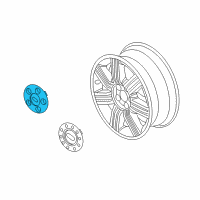 OEM Ford Taurus Center Cap Diagram - 8G1Z-1130-C