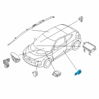 OEM 2013 Hyundai Accent Sensor Assembly-Side Impact Diagram - 95920-1R000