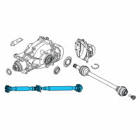 OEM 2018 BMW X3 Automatic Gearbox Drive Shaft Diagram - 26-10-8-689-547
