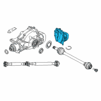 OEM 2018 BMW X3 COVER, REAR Diagram - 33-11-8-643-138