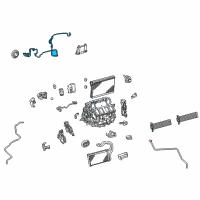 OEM 2020 Lexus LC500h Harness, Air Conditioner Diagram - 82212-11010