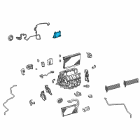 OEM Lexus LC500h Amplifier Assembly, Air Diagram - 88650-11043