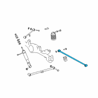 OEM Lexus GX470 Rod Assy, Rear Lateral Control Diagram - 48740-35040