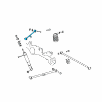 OEM Lexus GX470 Upper Control Arm Assembly Diagram - 48710-35060