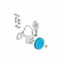 OEM Chevrolet Impala Limited Rotor Diagram - 23127614