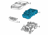 OEM 2022 Jeep Grand Wagoneer PRE FUSE BLOCK Diagram - 68418349AE