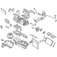 OEM 2012 Ford Fusion In-Car Sensor Diagram - 6E5Z-19C734-BA