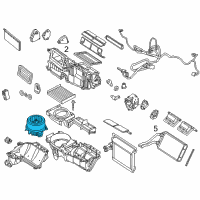 OEM 2010 Lincoln MKZ Blower Motor Diagram - AE5Z-19805-D