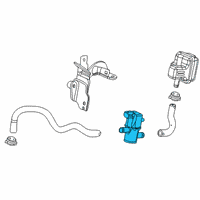 OEM 2021 Honda Civic Valve Assembly, Purge Control Solenoid Diagram - 36162-5R7-A01