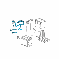 OEM 2012 Honda Accord Cable Assembly, Starter Diagram - 32410-TA0-A11