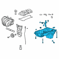 OEM 2020 Chevrolet Colorado Oil Pan Diagram - 12667012