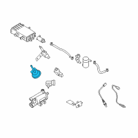 OEM Kia Forte Actuator-Visor Diagram - 283212E000