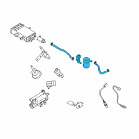 OEM 2015 Kia Sportage Canister Close Valve Diagram - 314312S500