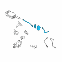 OEM 2010 Hyundai Tucson Canister Close Valve Diagram - 31431-2S500