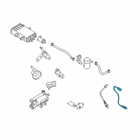 OEM 2015 Kia Sportage Oxygen Sensor Assembly Diagram - 392102G380