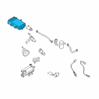 OEM 2012 Hyundai Tucson CANISTER Assembly Diagram - 31420-2S500