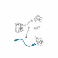 OEM Pontiac Solstice Front Oxygen Sensor Diagram - 12596701