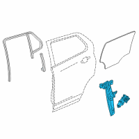 OEM 2019 GMC Terrain Window Regulator Diagram - 84567509