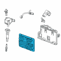 OEM 2020 GMC Sierra 1500 ECM Diagram - 12697793