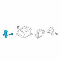 OEM 2017 Infiniti QX30 Sensor Assembly-Side Air Bag Diagram - K8H30-5DA0A