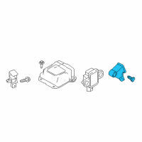 OEM 2019 Infiniti QX30 Sensor Assembly-Side Air Bag Diagram - K8830-5DA0A