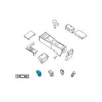 OEM 2013 Nissan Maxima Switch-Air Conditioner Diagram - 25170-9N00A