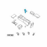 OEM 2012 Nissan Maxima Knob Assy-Control Lever, Auto Diagram - 34910-JN11A