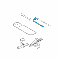 OEM 2022 Kia Rio Wrench-Wheel Nut Diagram - 091314D000