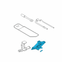 OEM 2014 Kia Sportage Jack Assembly Diagram - 091102S100