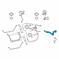 OEM 2019 Nissan Altima Tube Assy-Filler Diagram - 17221-6CC0A