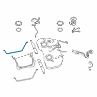 OEM 2020 Nissan Altima Band Assy-Fuel Tank Mounting Diagram - 17406-6CC0A