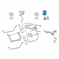 OEM 2020 Nissan Altima Complete Fuel Pump Diagram - 17040-6CC0A