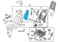 OEM 2022 Kia K5 Heater-Front Seat Ba Diagram - 88370L3000