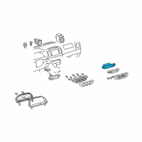 OEM 2002 Toyota Camry Rear Housing Diagram - 55904-06012