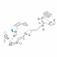 OEM 2009 Nissan Murano Support Container Diagram - 20817-1AA0B