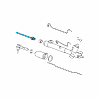 OEM Pontiac G6 Inner Tie Rod Diagram - 20995477