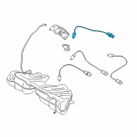 OEM 2008 BMW 528i Oxygen Sensor Diagram - 11-78-7-569-968