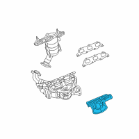 OEM Chrysler Sebring Shield-Exhaust Manifold Diagram - 4892078AC