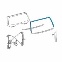 OEM 2010 Toyota Sequoia Run Channel Diagram - 68275-0C040