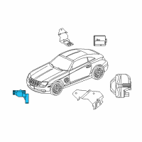 OEM 2008 Chrysler Crossfire Switch-Security Alarm Diagram - 5104859AA