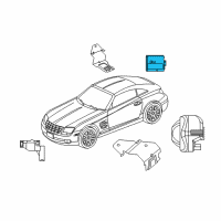 OEM 2006 Chrysler Crossfire Module-Alarm Diagram - 5102558AA