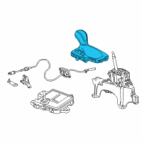 OEM 2020 Buick Regal TourX Shift Knob Diagram - 39030121