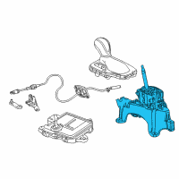 OEM Buick Regal TourX Gear Shift Assembly Diagram - 39224645