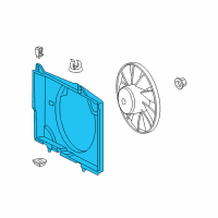 OEM Chrysler SHROUD-Fan Diagram - 5099194AA