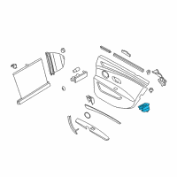 OEM 2008 BMW 535i Power Window Switch Diagram - 61-31-9-113-931