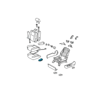 OEM Toyota Highlander Adjust Switch Diagram - 84922-60120